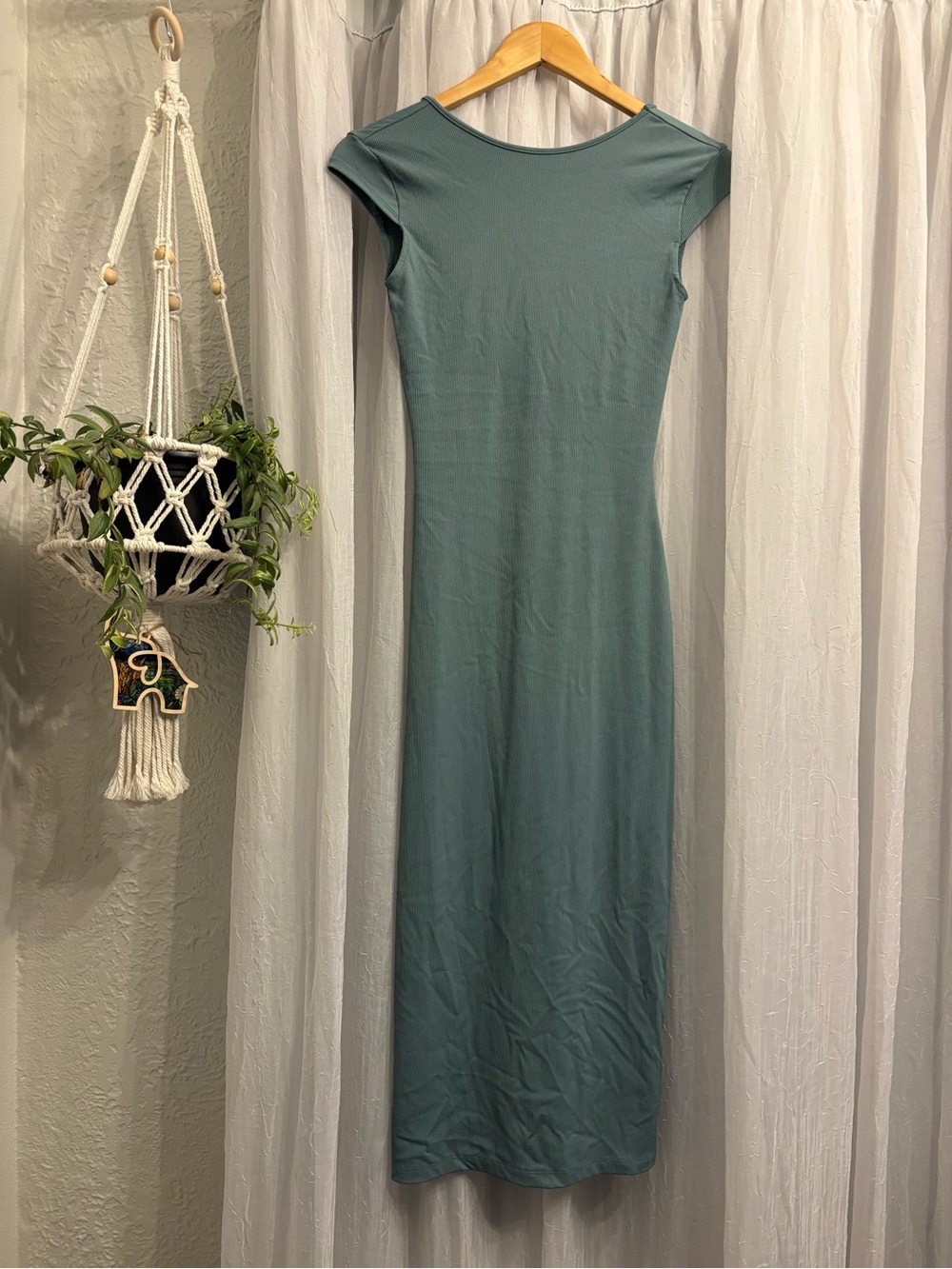 Body Con Dress in Sage Green